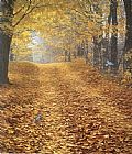 Autumn Canvas Paintings - Late autumn
